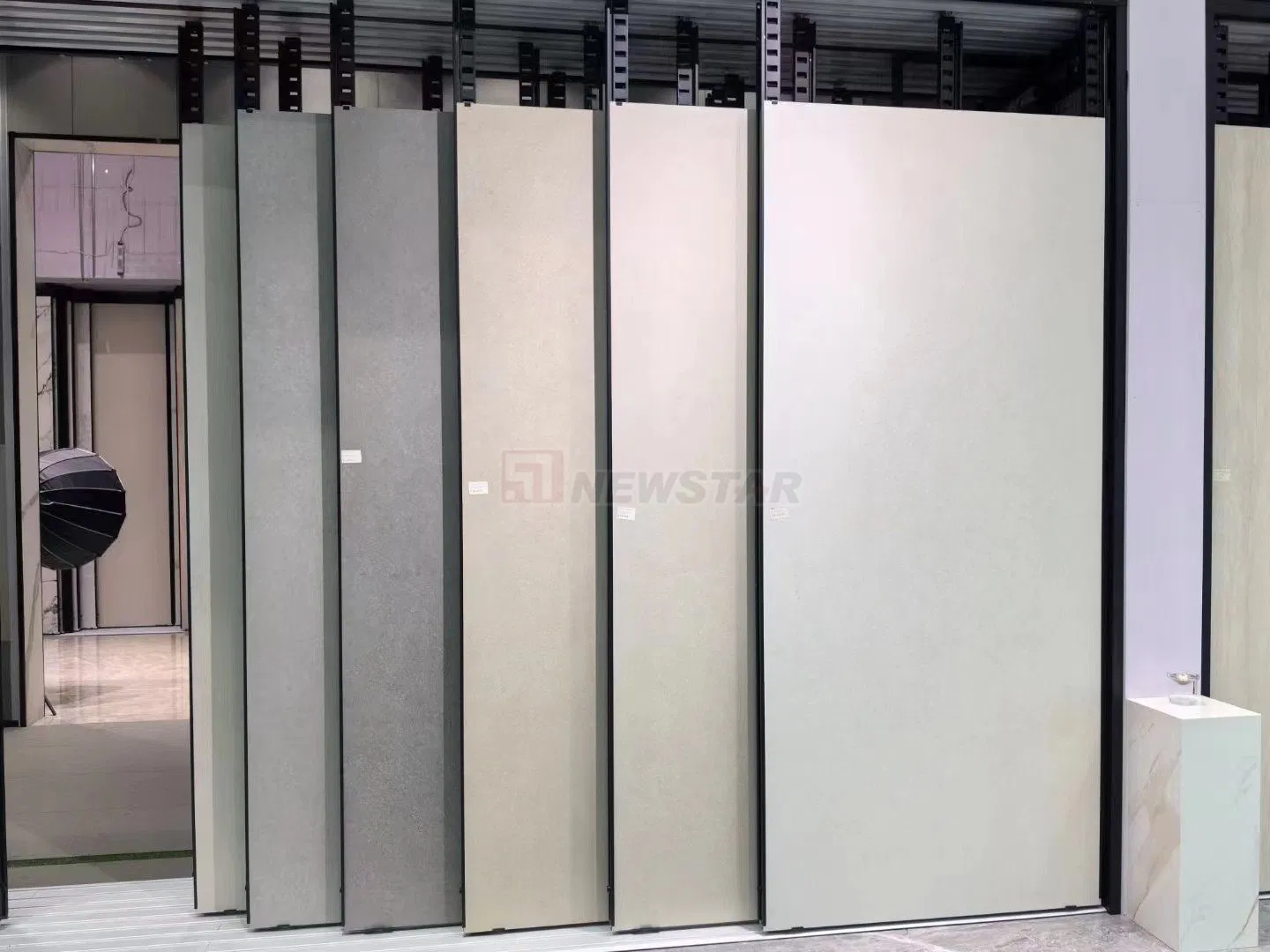 Newstar Professional Processing Factory Nature Veins Marble Slabs Sintered Stone Porcelain Slabs for Tiles