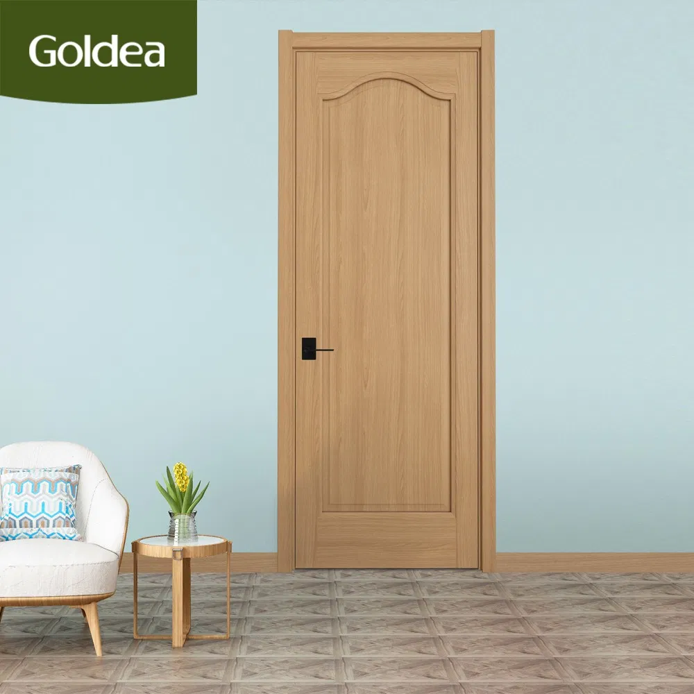 Premium Solid Core Wooden Front Door with Contemporary Style