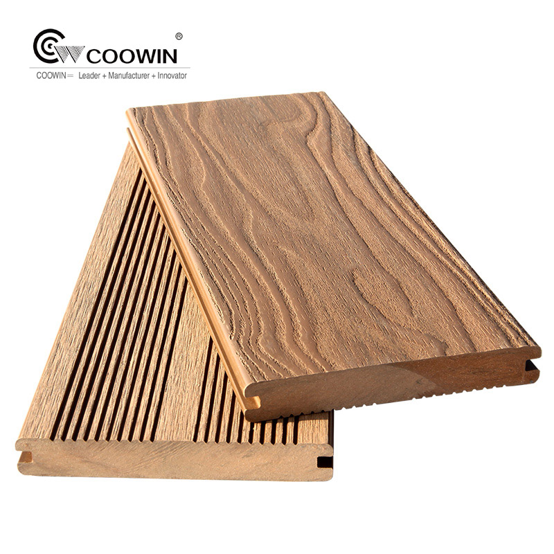 Russia Imported Outdoor Coffee Brown Cheap Composite Decking Material