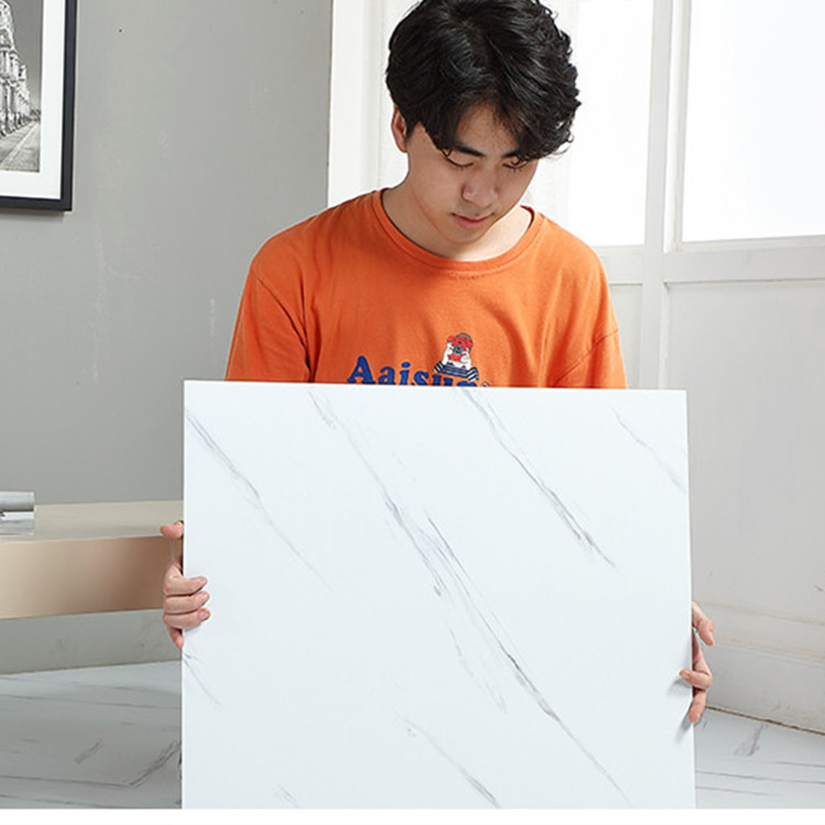 China Self Adhesive Vinyl Flooring Marble Plastic PVC Lvt Flooring Plank