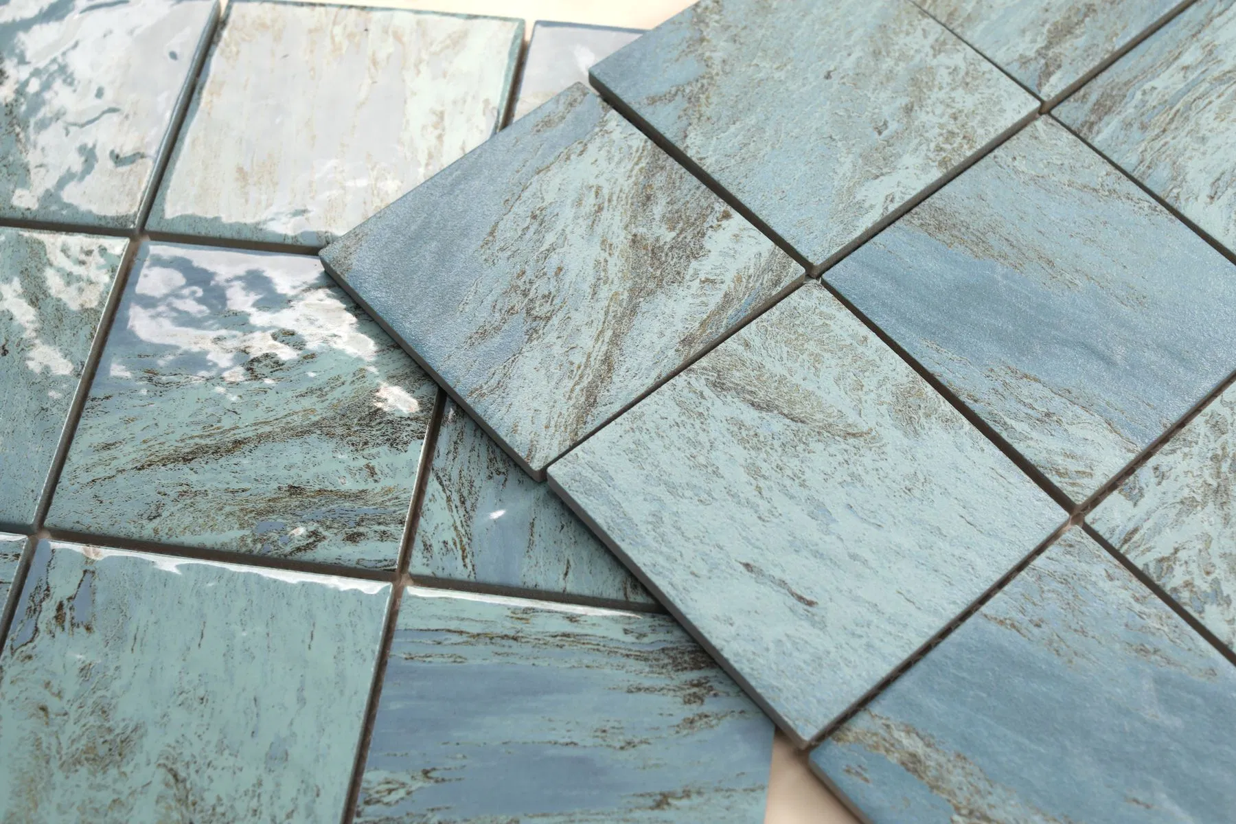 Brand New Glossy and Matte P4 Anti-Slip Ceramic Swimming Pool Mosaic Tile Bathroom Decor Mosaic