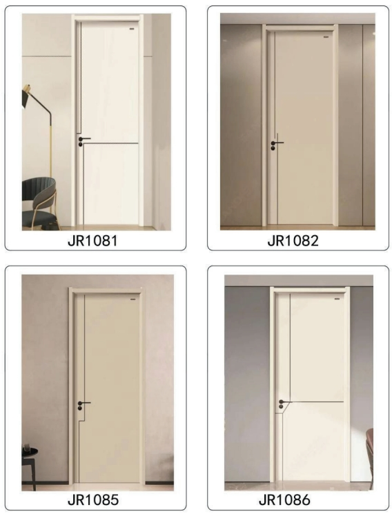 Jurun Solid Wood Bedroom Door - Tailored Design From Shandong