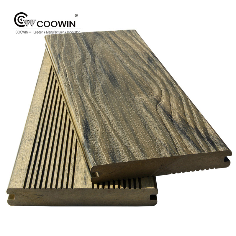 Russia Imported Outdoor Coffee Brown Cheap Composite Decking Material