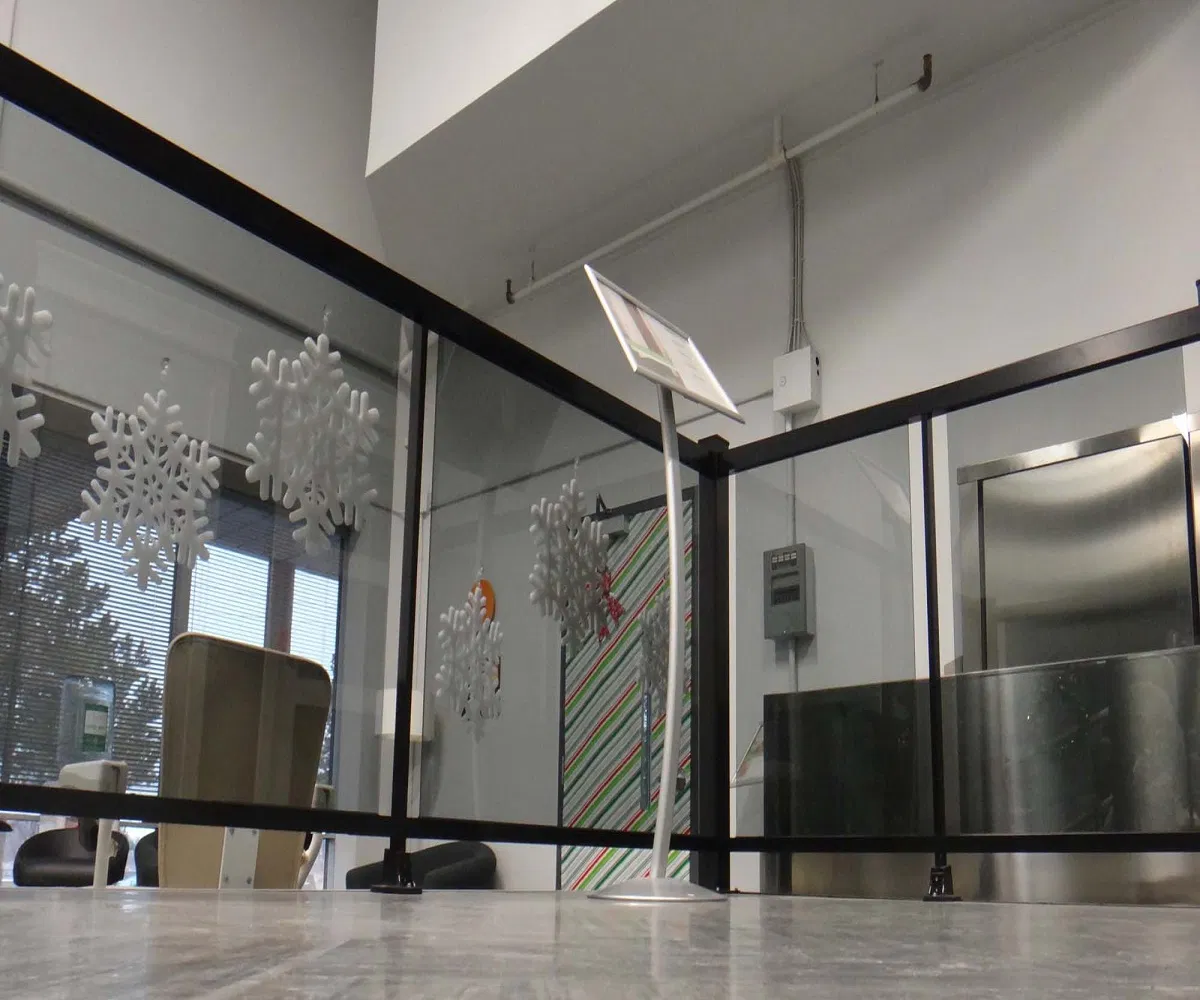 Villa Decorative Casting Wrought Iron Glass Railing with Power Coating