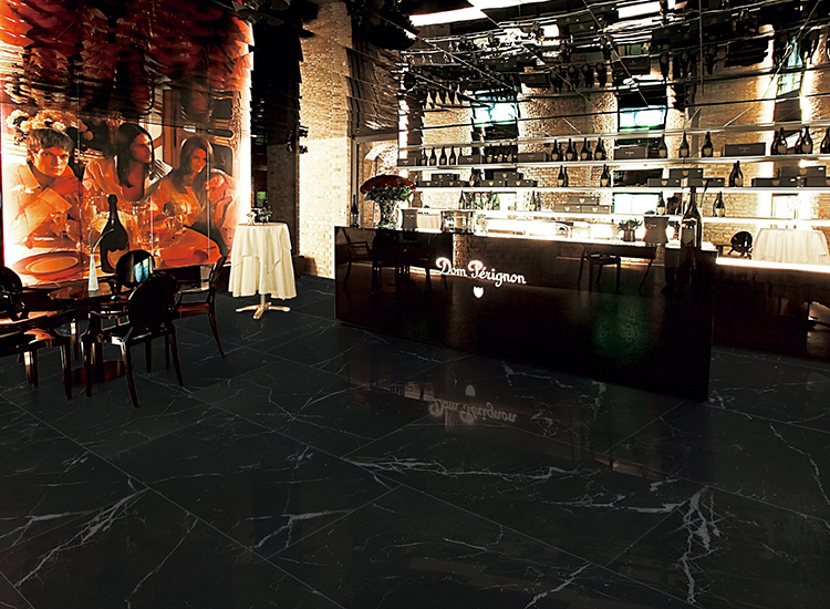 Nero Marquina Mable Black and White Porcelain Floor Walls Tile Kitchen Bathroom Dark Rustic 24X48 Marcopolo Tiles Price Ceramics