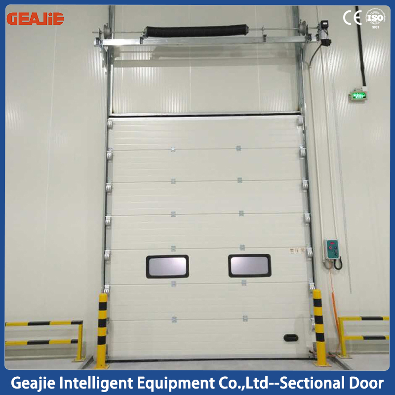 China New Custom Industrial Security Garage Automatic Aluminium Sliding Interior Lifting Industrial Sectional Door