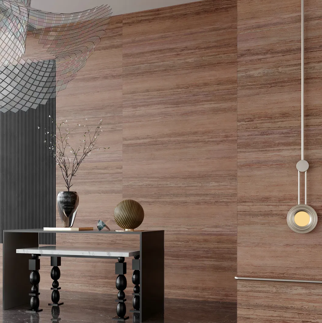 Travertine Red Slab 3