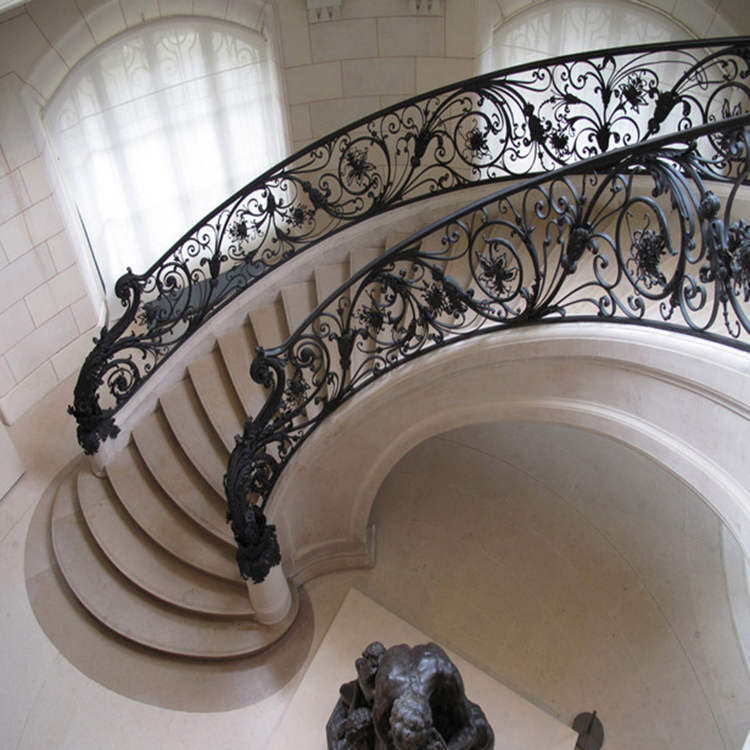 Mazhong M-Shaped Wrought Iron Stair Railings