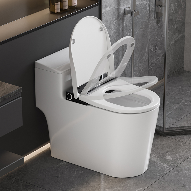 U Shape Intelligent Toilet Lid Slow Close Electric Bidet Heated Cover with Auto Spray Remote Ultra Smart Toilet Seat