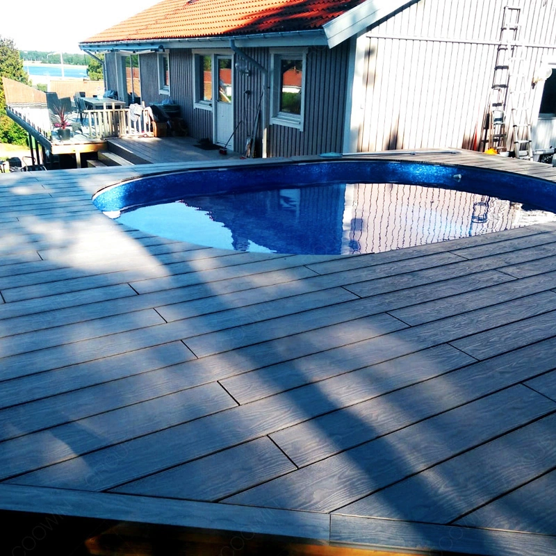 Composite Decking Wooden Flooring Building Material