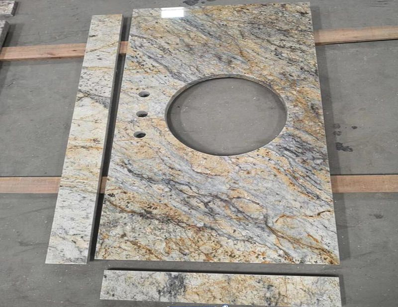 Customized Solid Surface Polished Marble/Quartz/Granite Quartz Kitchen Countertop Vanity Top