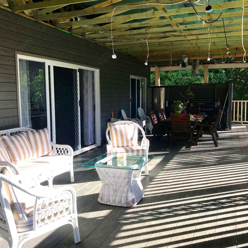 China Supplier Prefabricated WPC Decking Construction Building Materials