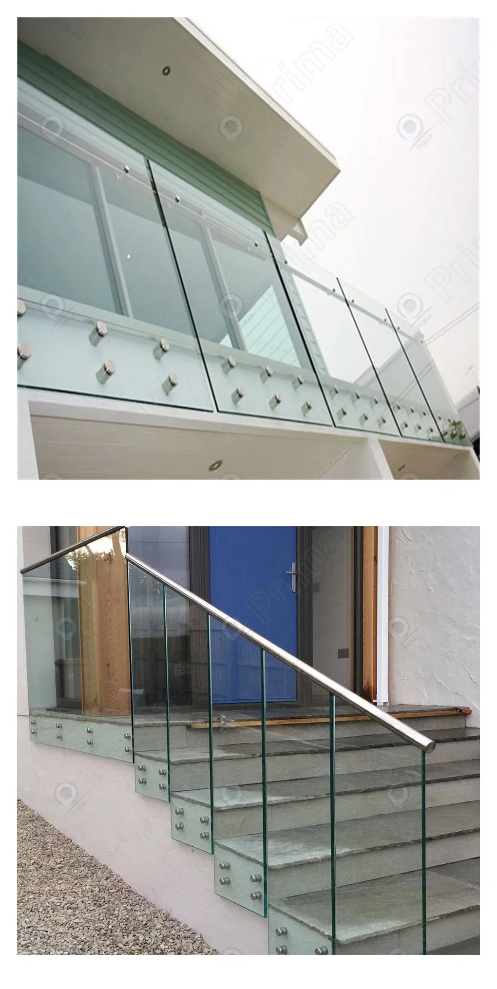 Standoff Glass Railing