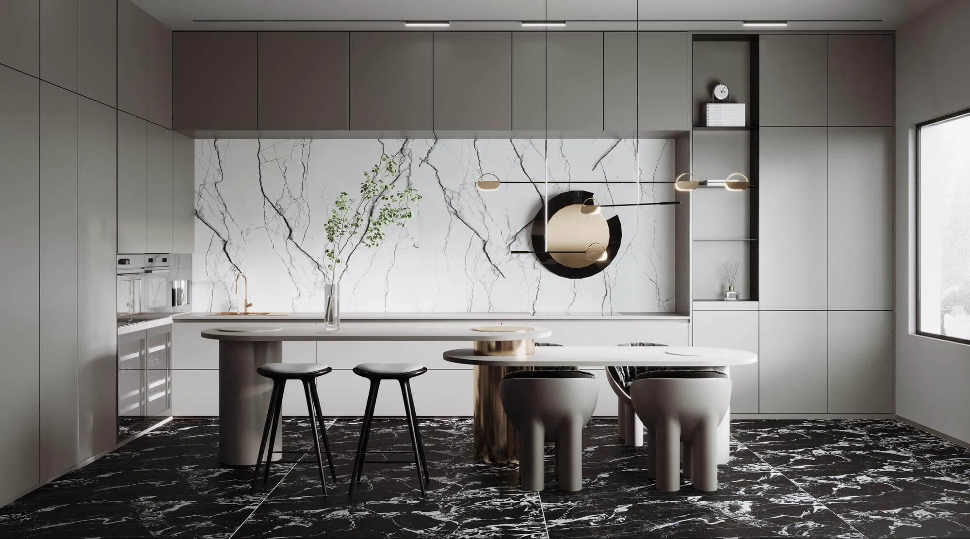 800*800mm Basalt Black Superfine Dry Grain Ceramic Tile for Floor &amp; Wall