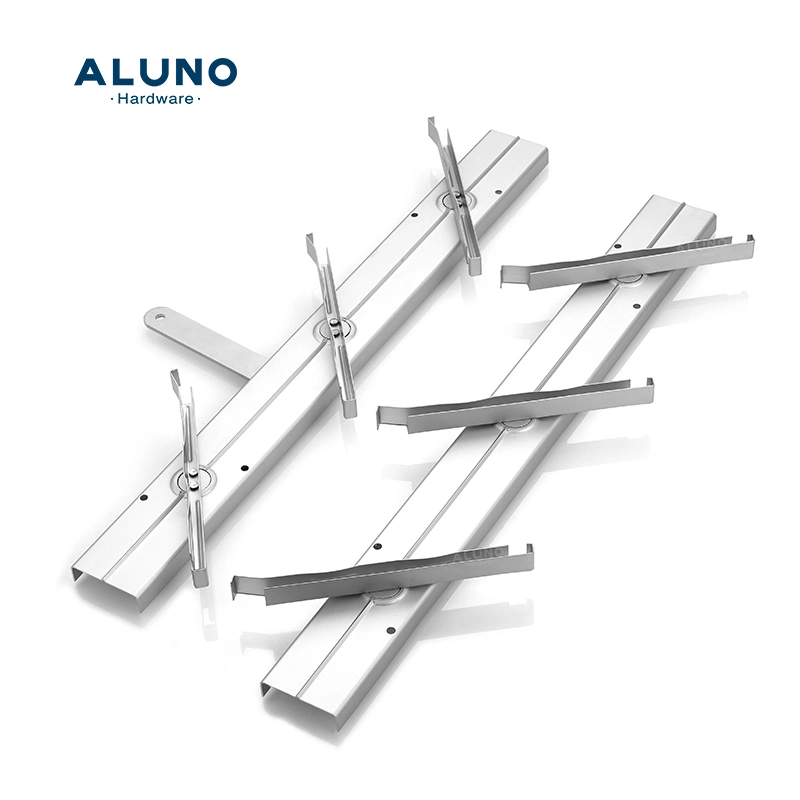AlunoTec Factory Price Aluminium and Glass Window Naco Louver Frame Gallery with 4′ ′ /6′ ′ Clips