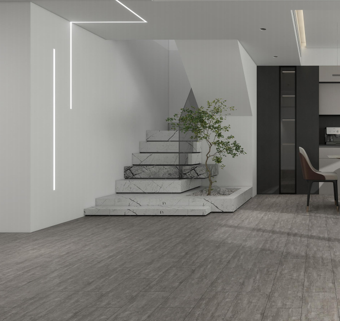 Customizable Wooden Laminate Flooring - Floating Installation Click System