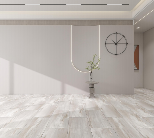 Customizable Wooden Laminate Flooring - Floating Installation Click System