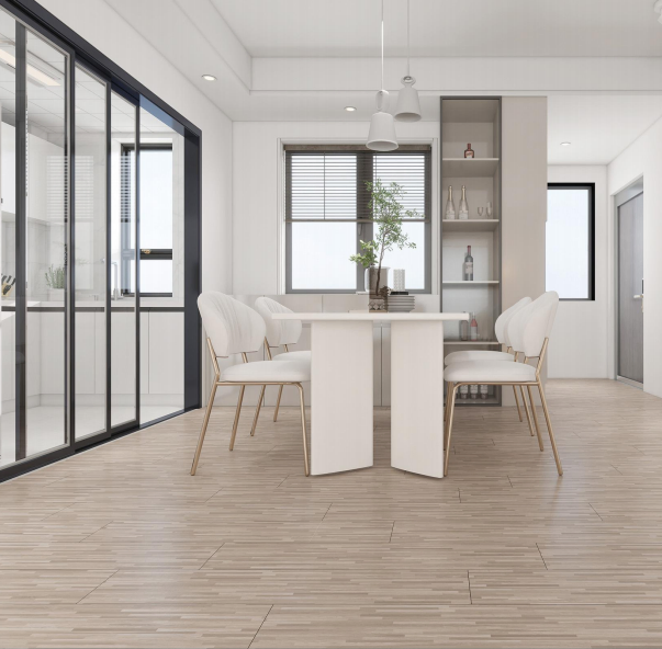 Custom Plastic Laminate Flooring - Floating Installation Click System