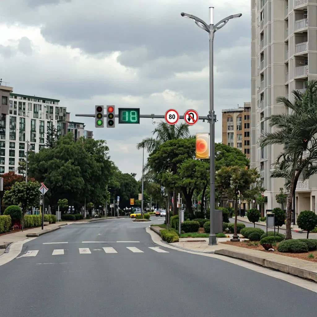 Innovative Smart LED Street Lighting with Integrated Surveillance Features