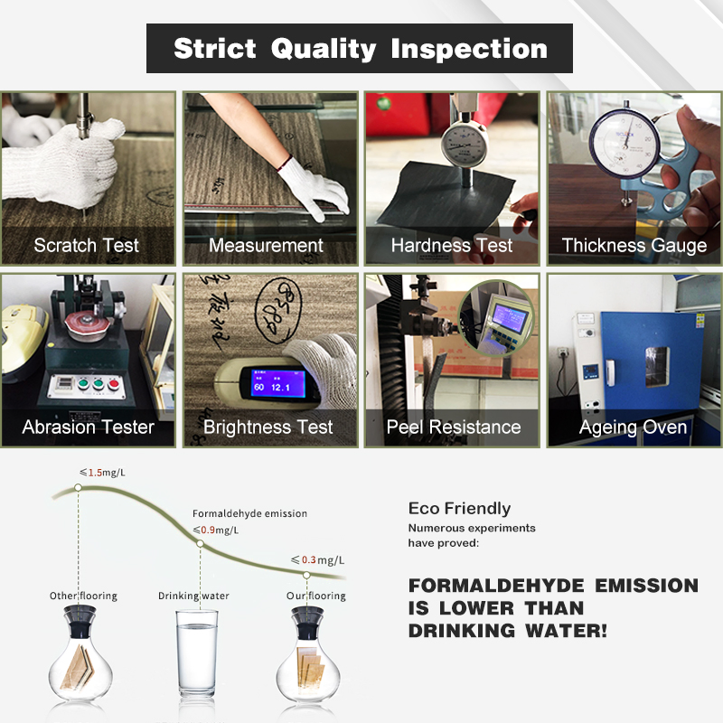 Premium B1 Certified Loose Lay Vinyl Plank Flooring for Easy Installation