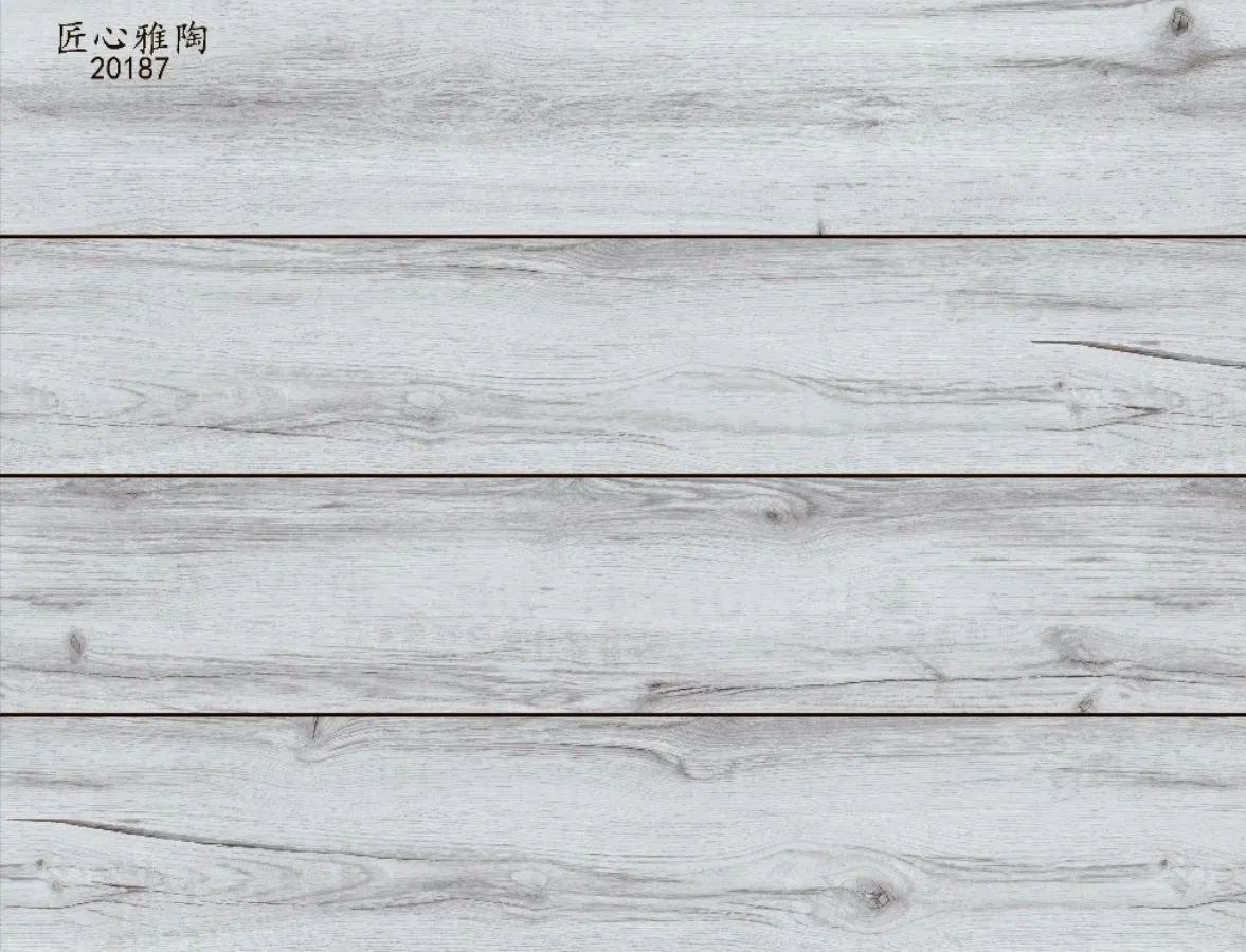 Porcelain Wood Plank Rustic Ceramic Tile for Floor and Wall