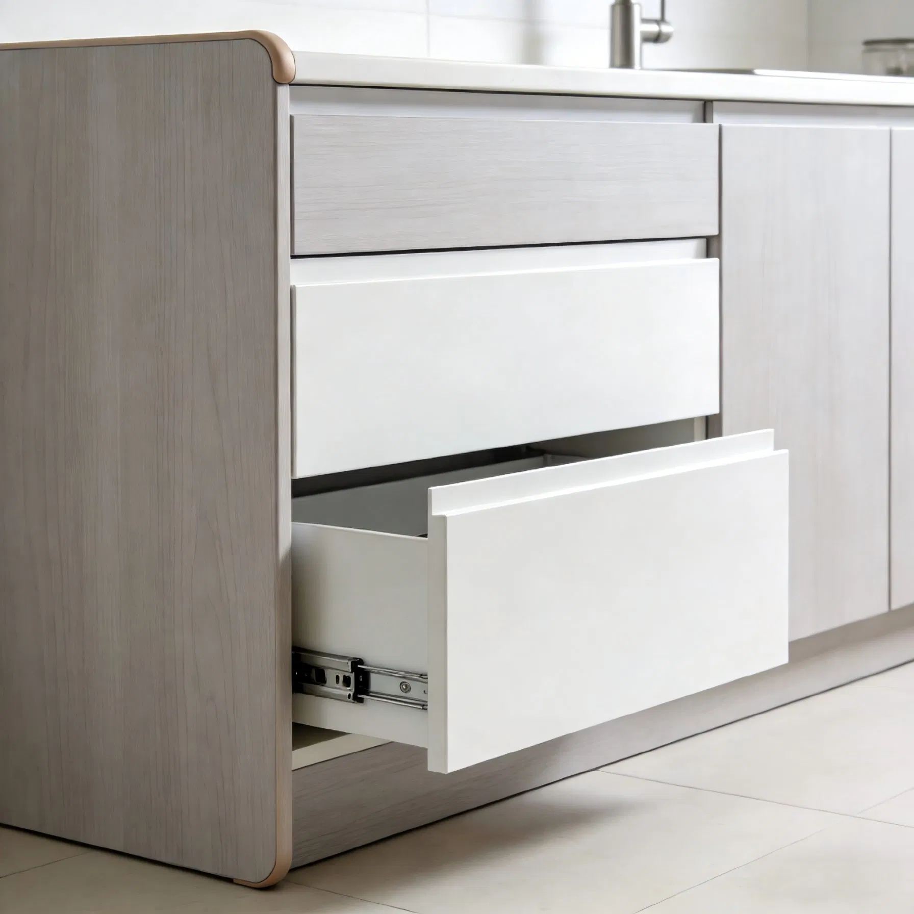 Kitchen Cabinets Furniture System Designed for Practical Daily Use