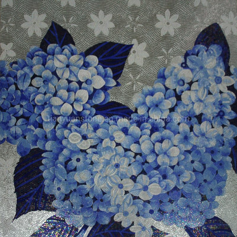 Customized Glass Mural Art Mosaic Wall Tile Living Room Swimming Pool