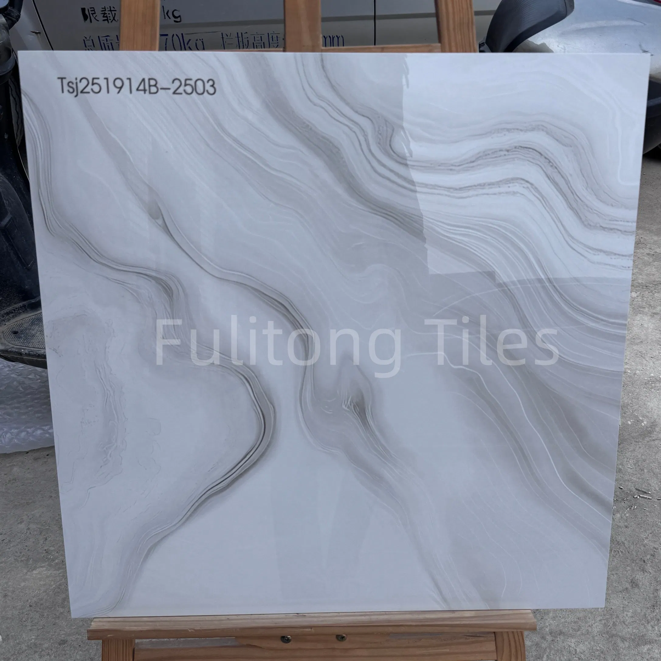 Hot Sell Glazed Ceramic White Full Polished Porcelain Wall Floor Tile