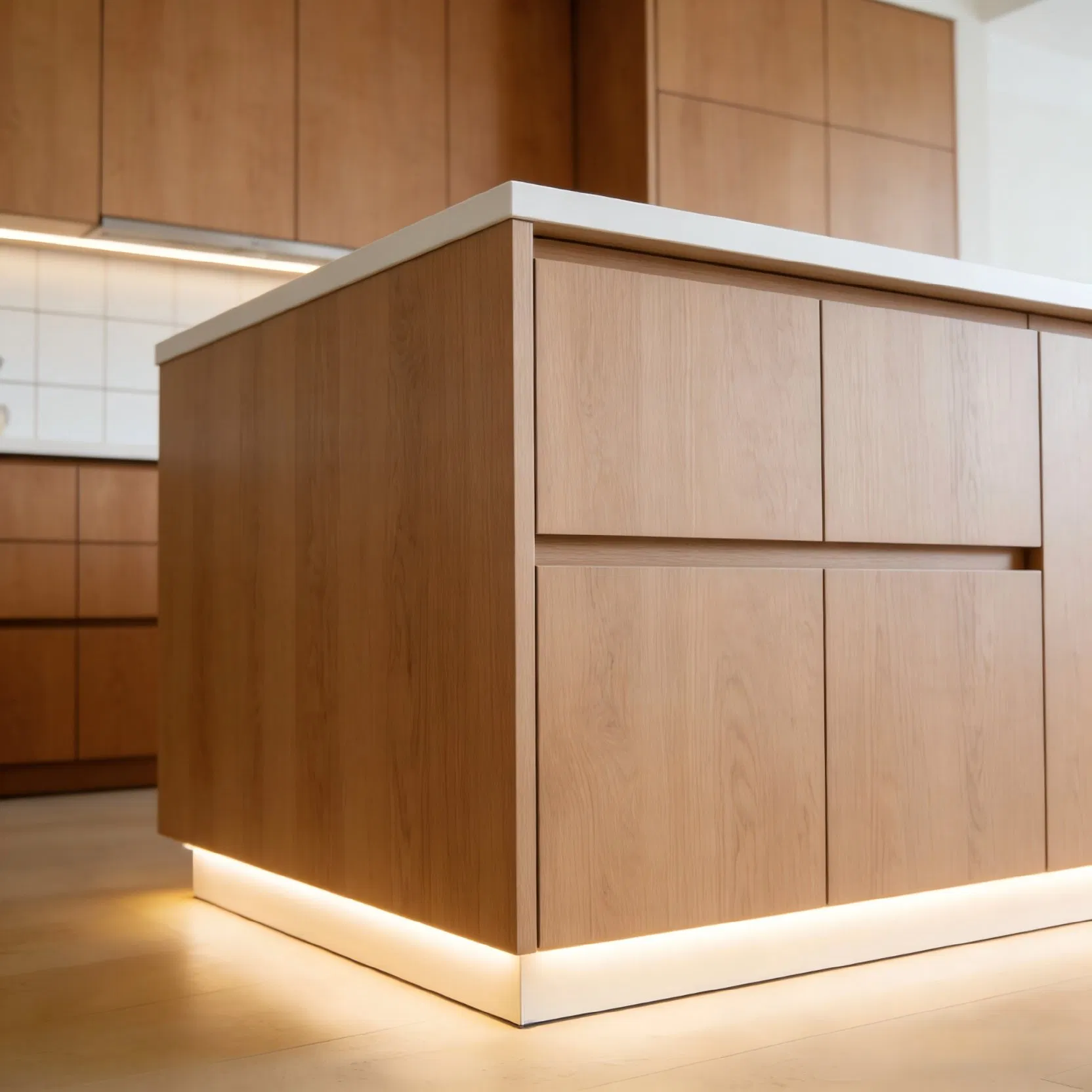 Wholesale Solid Wood Kitchen Cabinet System for Residential and Commercial Use