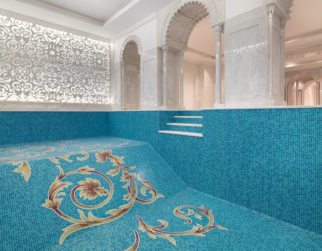 Glass Mosaic Pool Tile Art 10