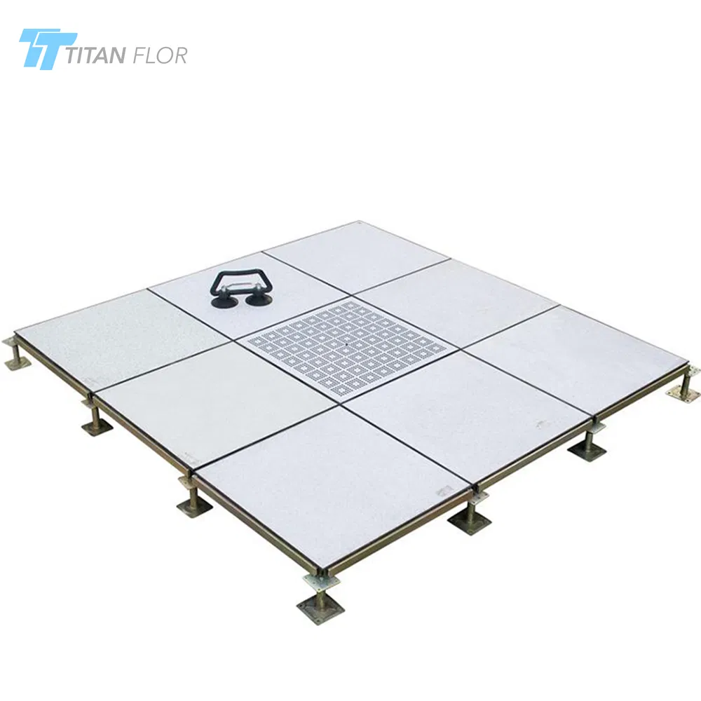 White Color High Pressure Laminate Covering Raised Floor System