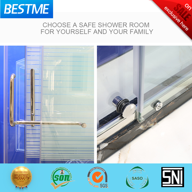 Popular Fashion Sanitary Ware Frameless Hinge Shower Enclosure for Bathroom (BL-Z3503)