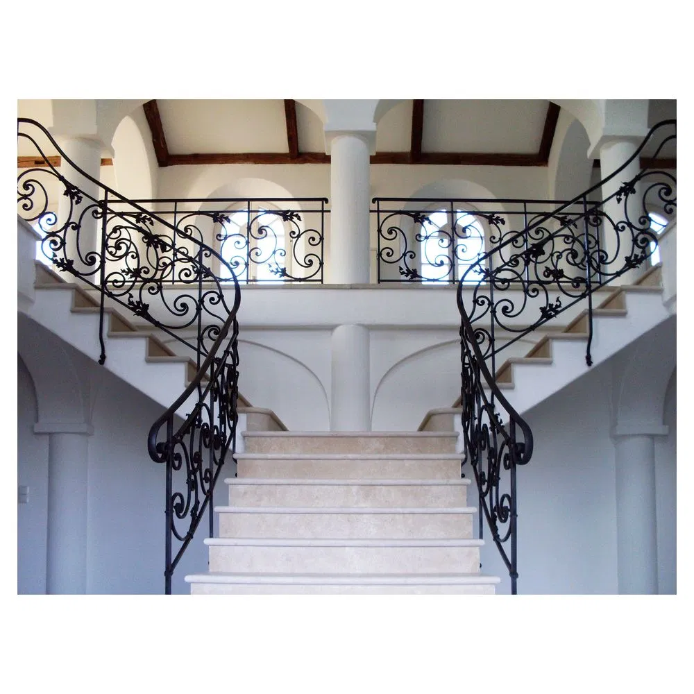 Orient Elegant Powder Coated Balcony Railing Wrought Iron Railing