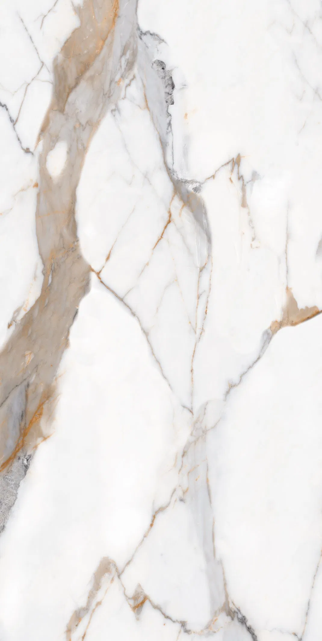 Calacatta Gold Marble Modern Home Design Kitchen Bathroom Living Room Glazed Polished Outdoor Wall Porcelain Floor Glazed Polished Ceramic Porcelanato Tile