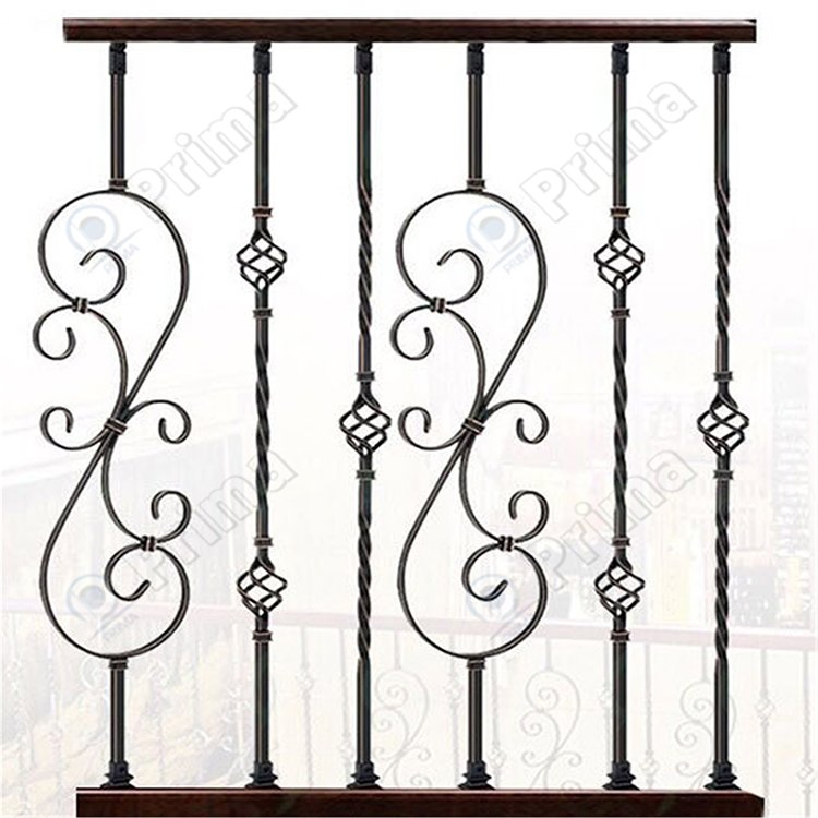 Modern Balcony Wrought Iron Railing Design