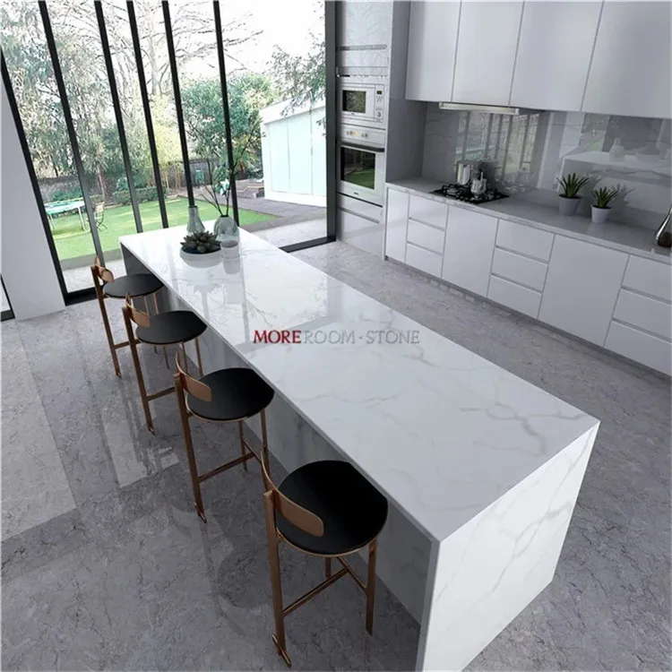 White Marble Look Quartz 2