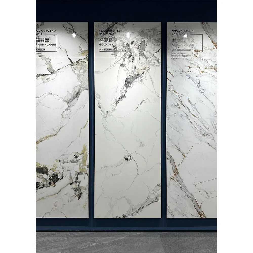 Colorful Kitchen TV Background Marble Tile Polished Sintered Stone Slabs