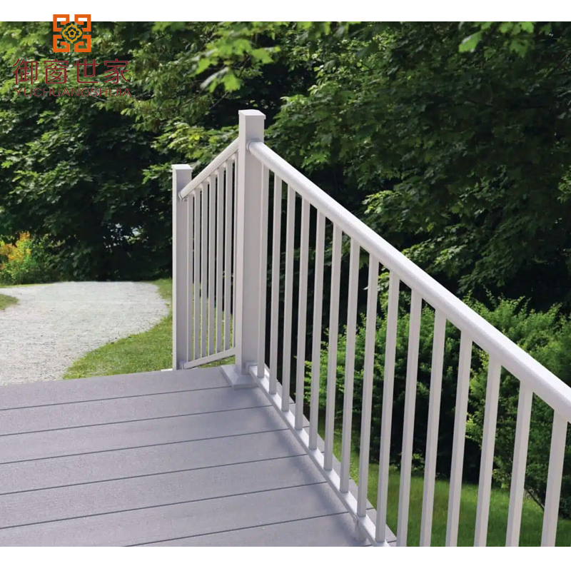 Galvanized Palisade Wrought Iron Stair Staircase Handrail Grillage Aluminum Glass Railing