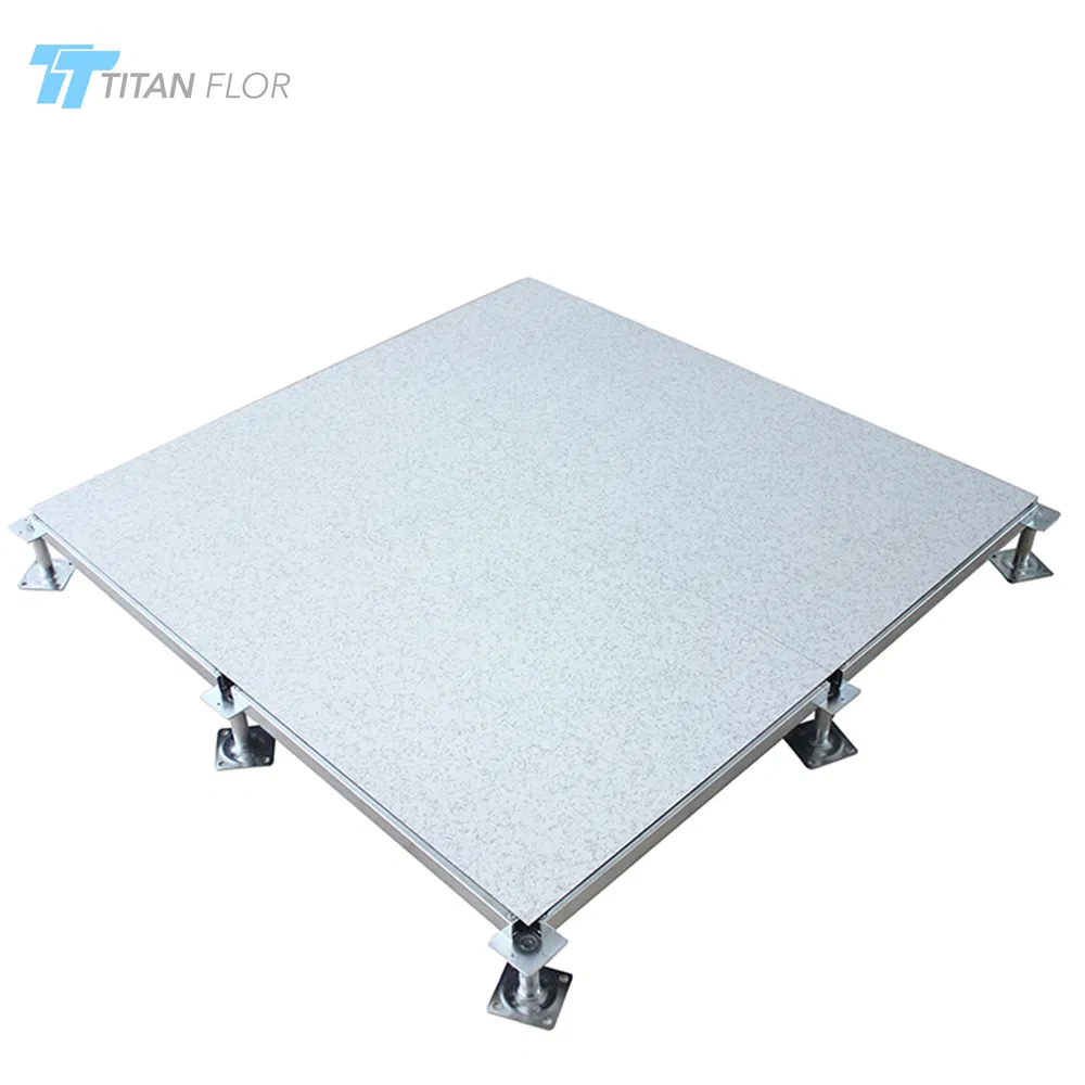 White Color High Pressure Laminate Covering Raised Floor System