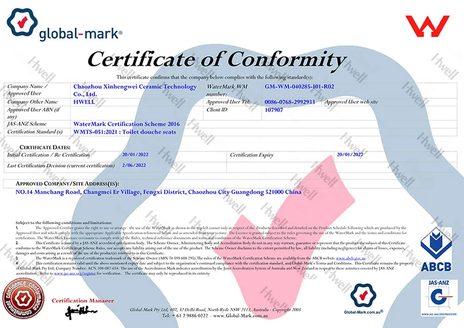 Watermark Certificate