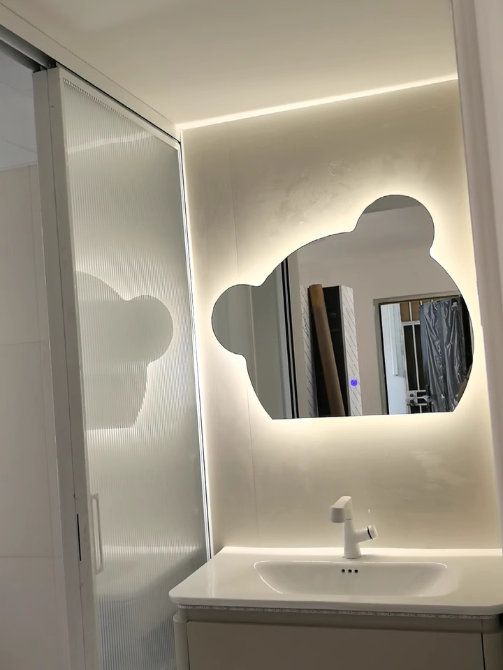 1000mm Wall Hung Bathroom Vanity Unit with LED Lighted Smart Mirror Ssv6131