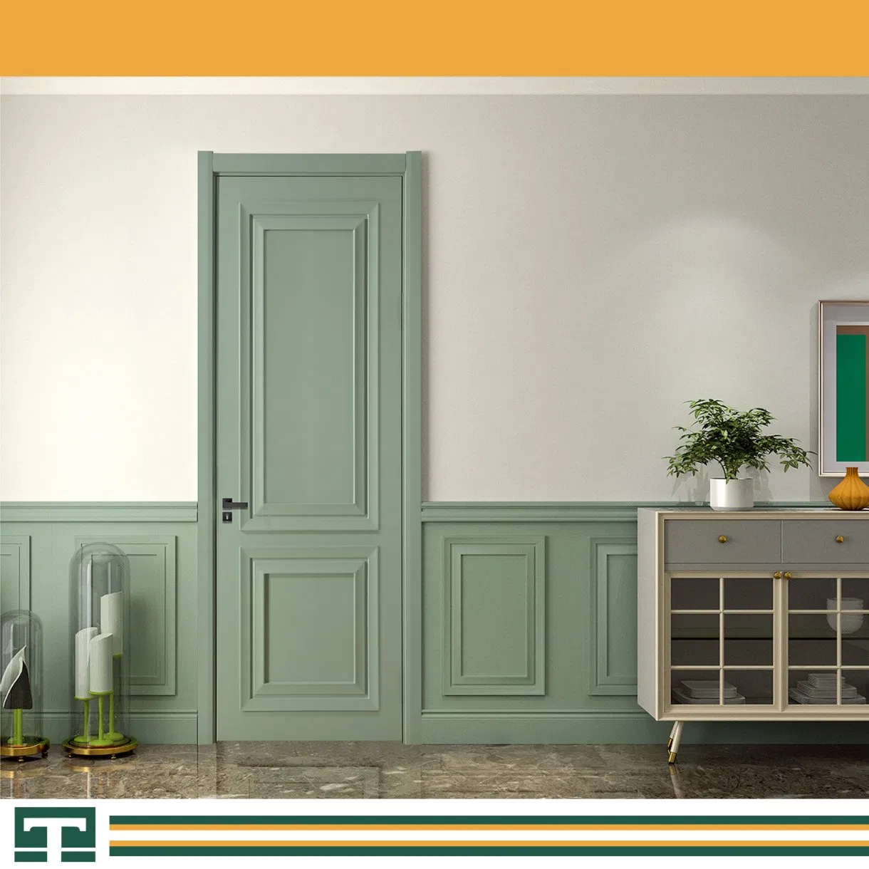 Wholesale Solid Wood Door Interior Wooden WPC Room Composite Entrance House Exterior Main Room Pivot Fire Entry Foshan Home Real Top 10 Honeycomb Door Price