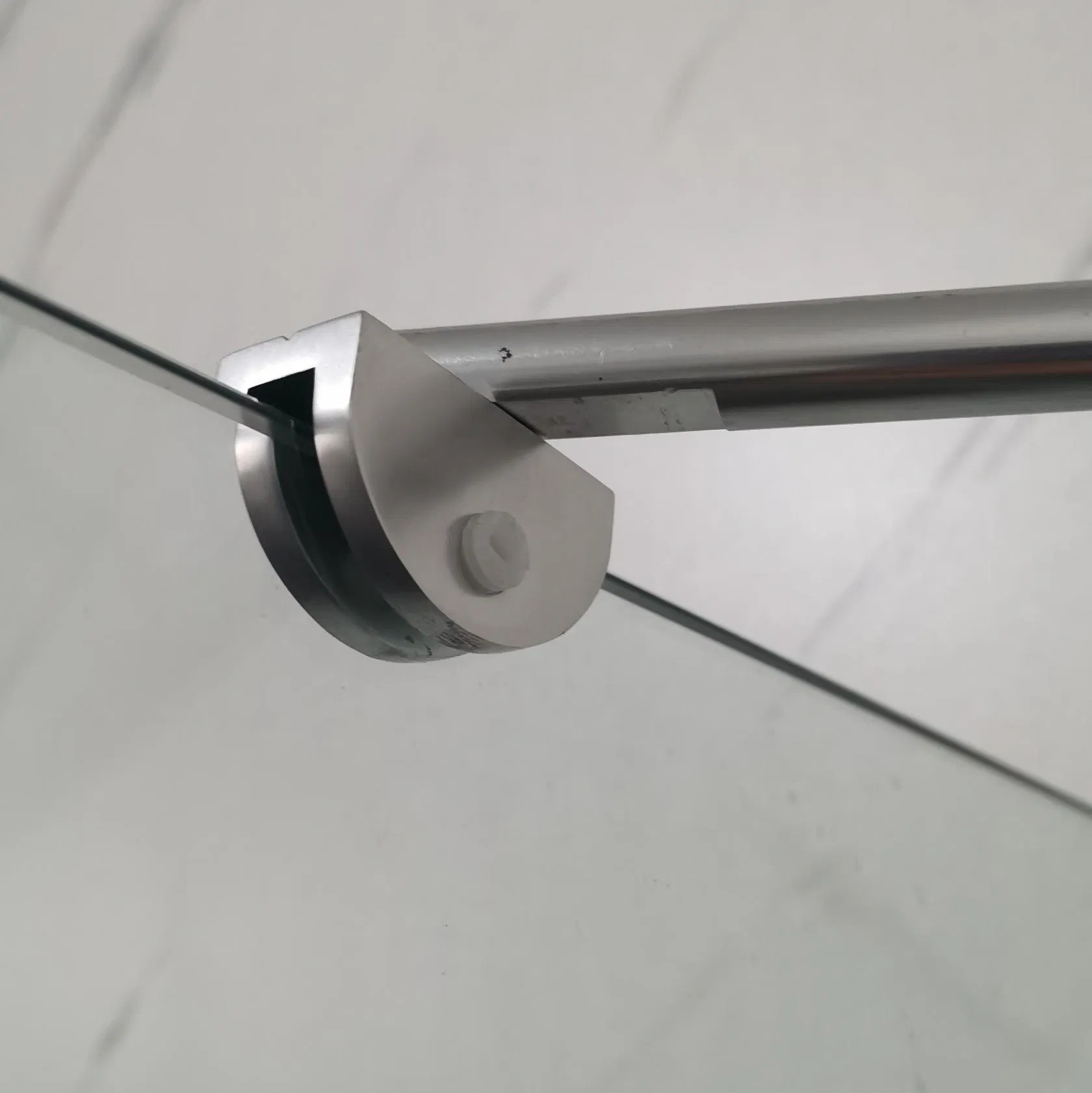 Frameless Walk in Shower Screen Entry Free Shower Enclosure with Side Splash Guard Glass Panel (800+300) *1950mm