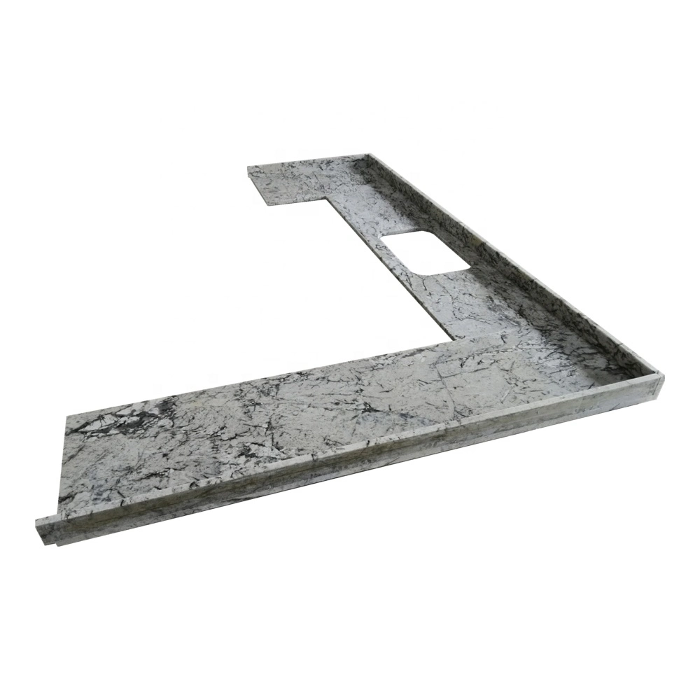 Factory Manufacture Customize White/Black/Grey/Yellow/Blue Granite/Marble/Quartz Stone Kitchen Bathroom Eased/Laminate Bar Vanity Island Table Work Countertops