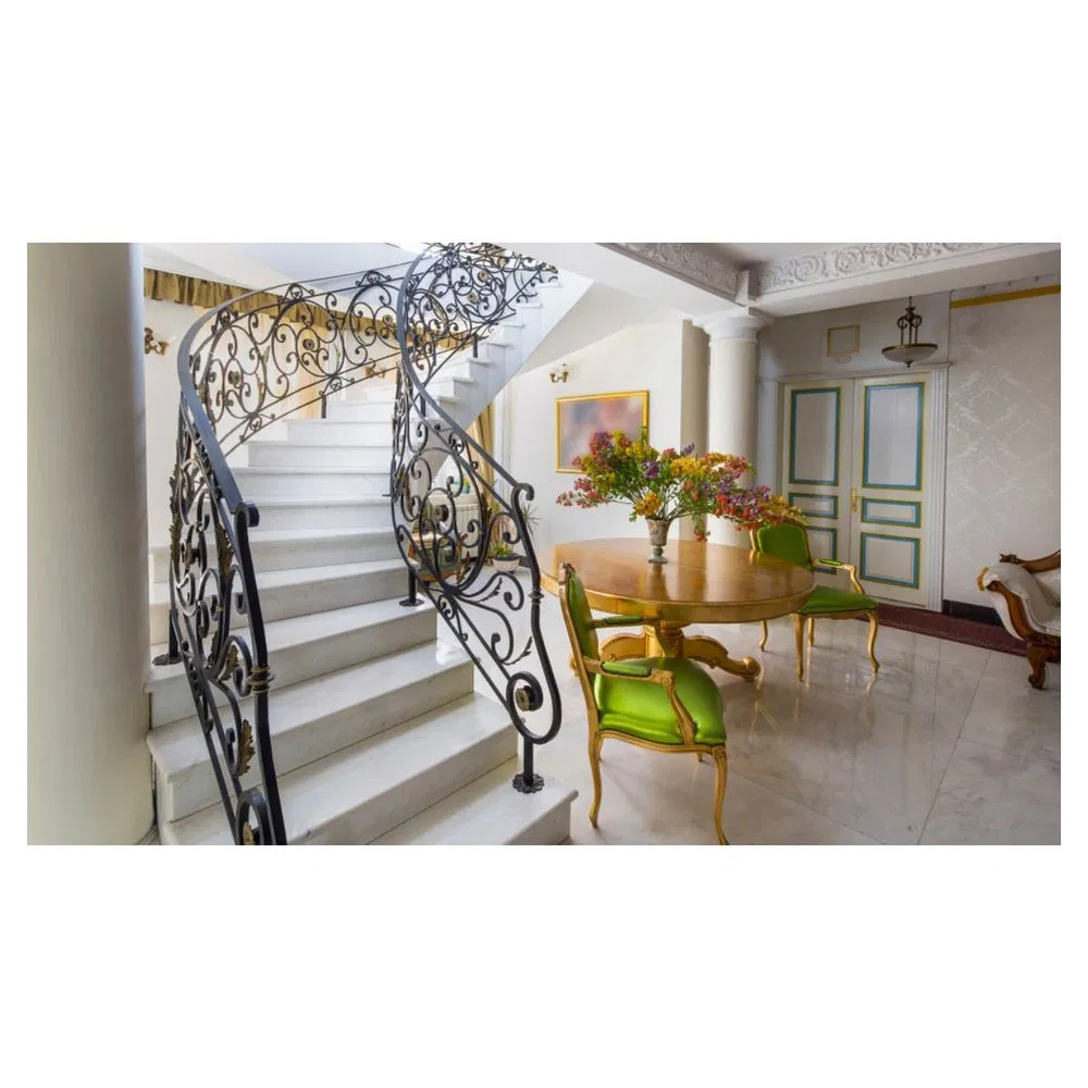 Orient Elegant Powder Coated Balcony Railing Wrought Iron Railing