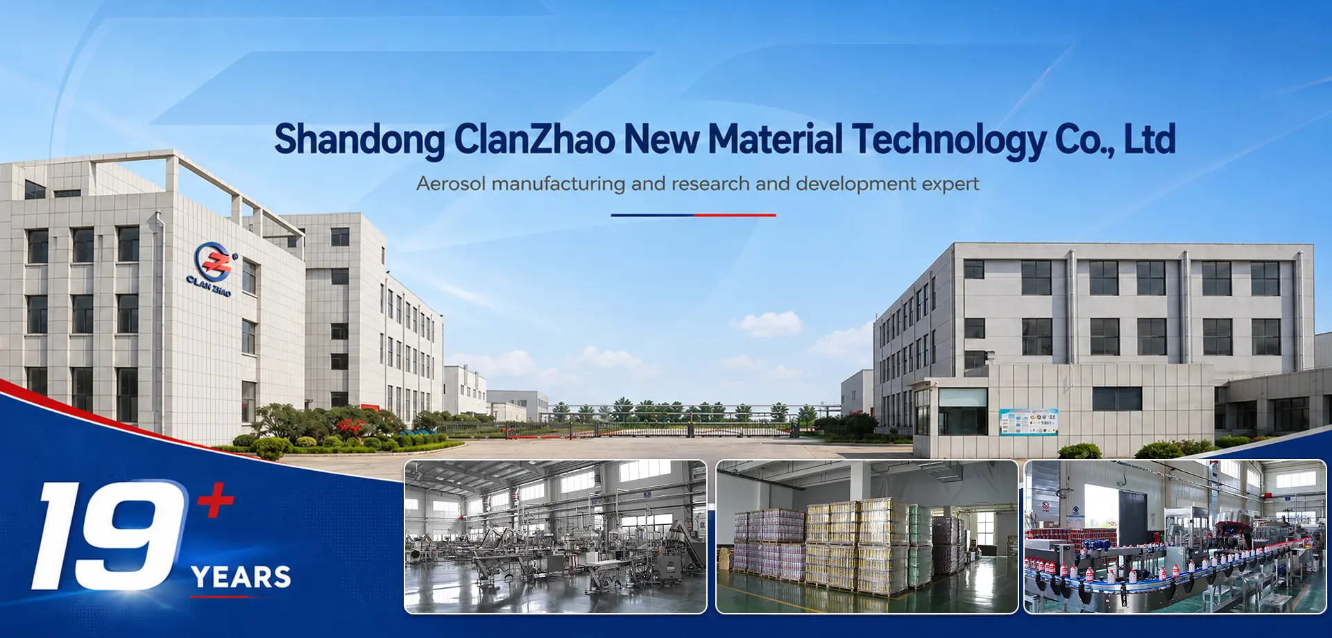 ClanZhao Chemical - Global Aerosol Products Manufacturer and Exporter, Shandong China