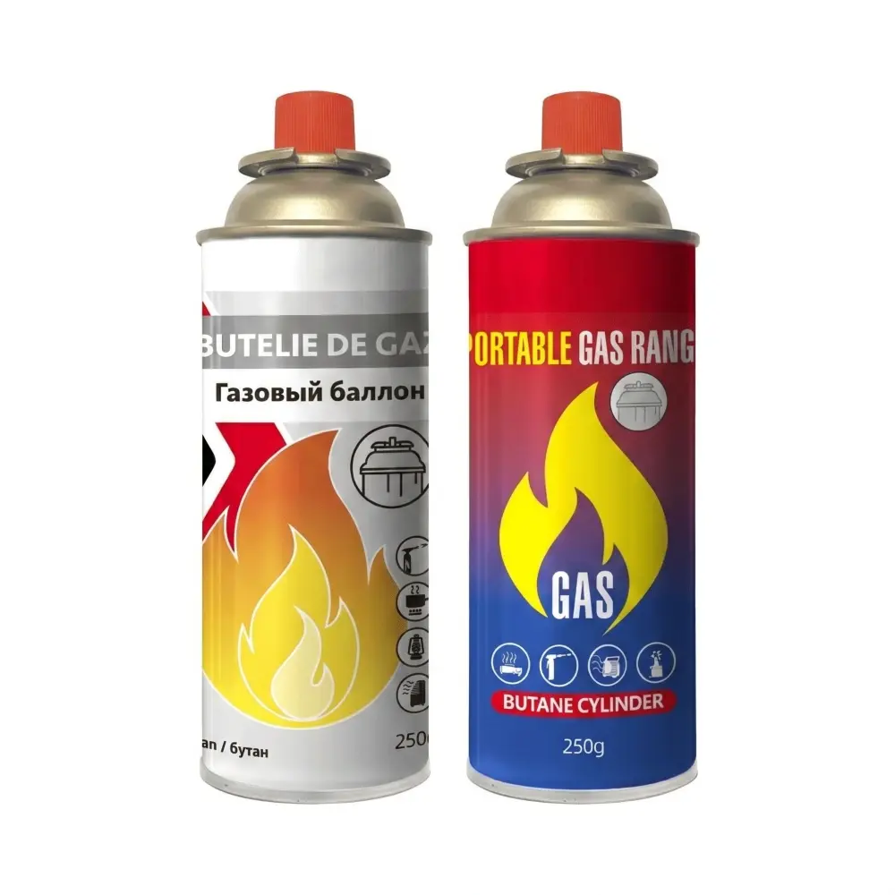 China Premium butane gas canister for camping stoves and outdoor cooking Manufacturers, Exporters