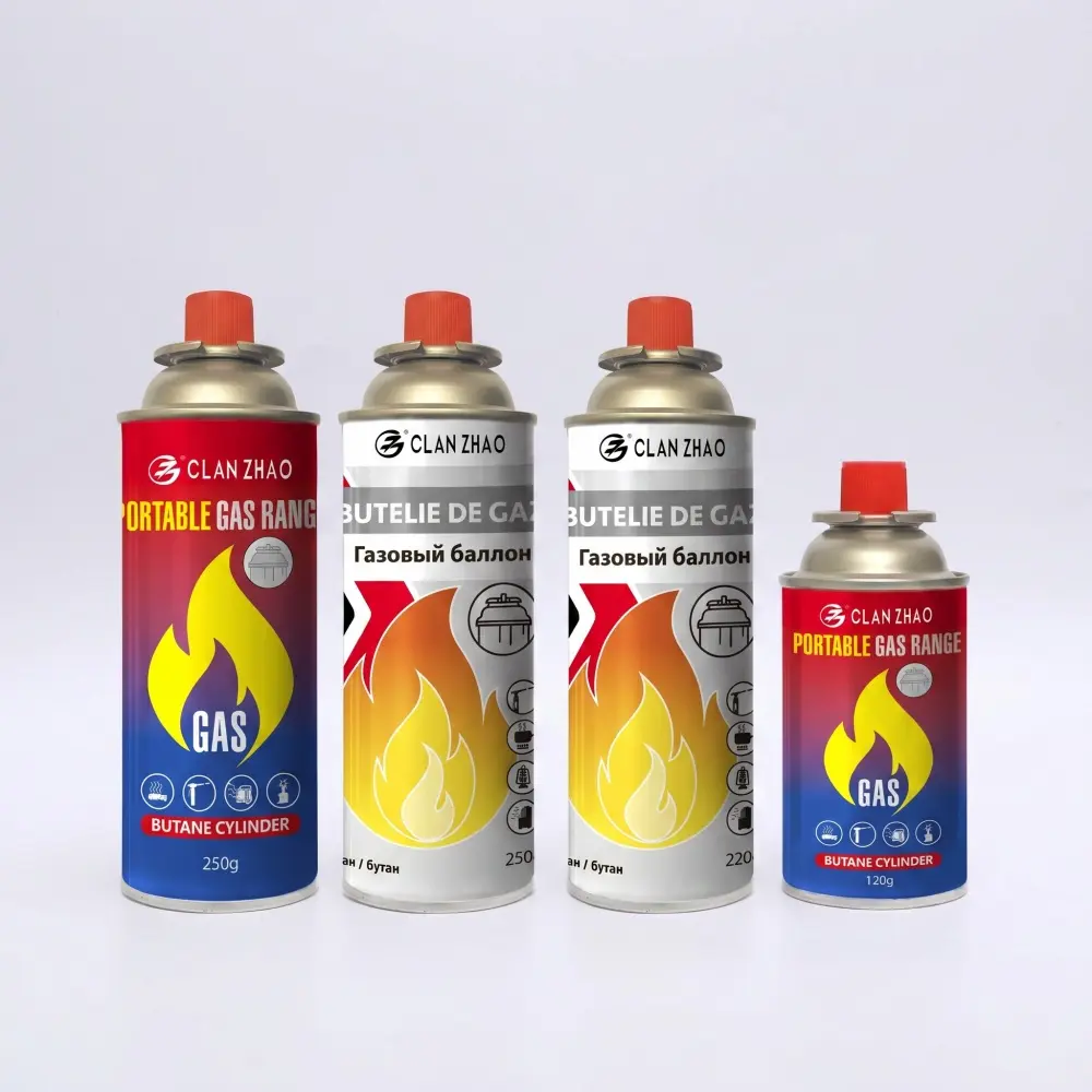 China Premium butane gas canister for camping stoves and outdoor cooking Manufacturers, Exporters