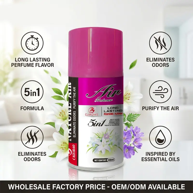Eliminate odors instantly with our premium fine-chemical air freshener