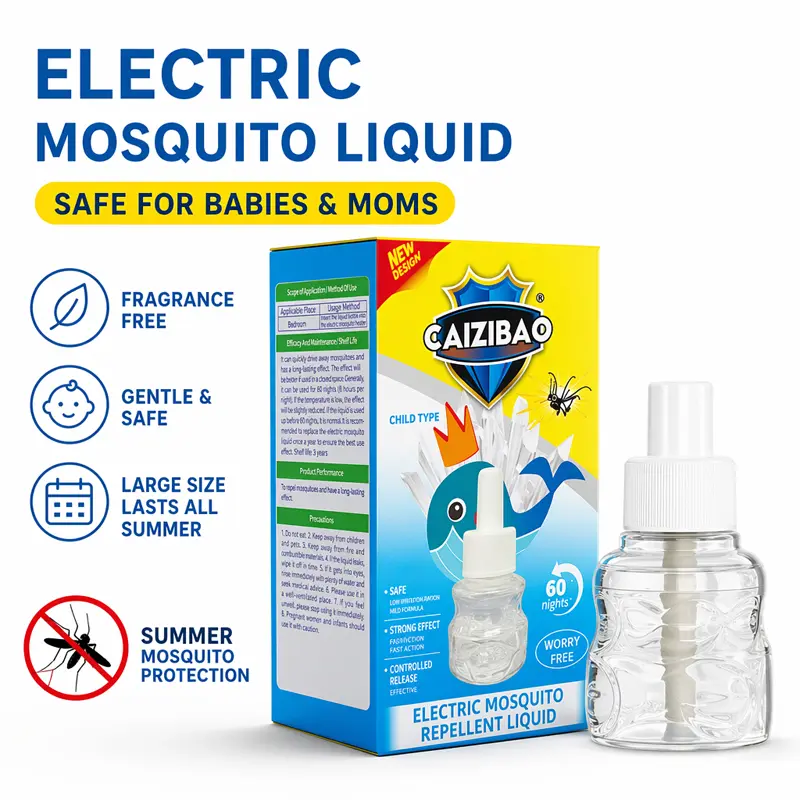 Long-lasting electric mosquito repellent liquid – up to 45 nights of rest